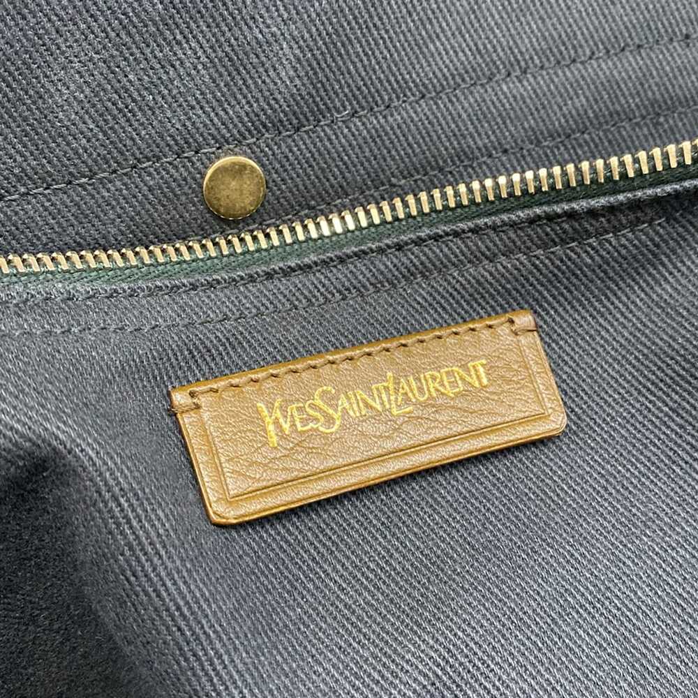 Saint Laurent YvesSaintLaurent Muse Two Handbag 229563 Brown Black Leather - Picture 8 of 15